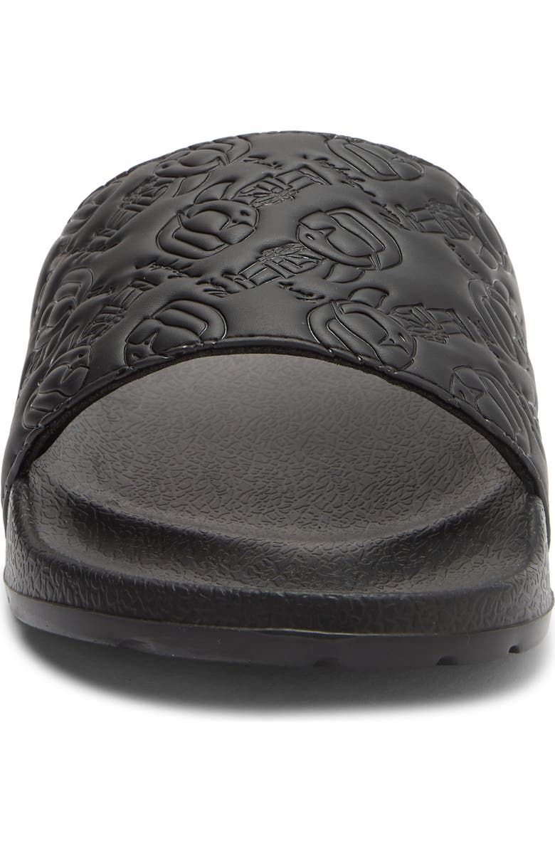 KARL LAGERFELD PARIS Prewitt Banded Slide Sandal, Alternate, color, Black