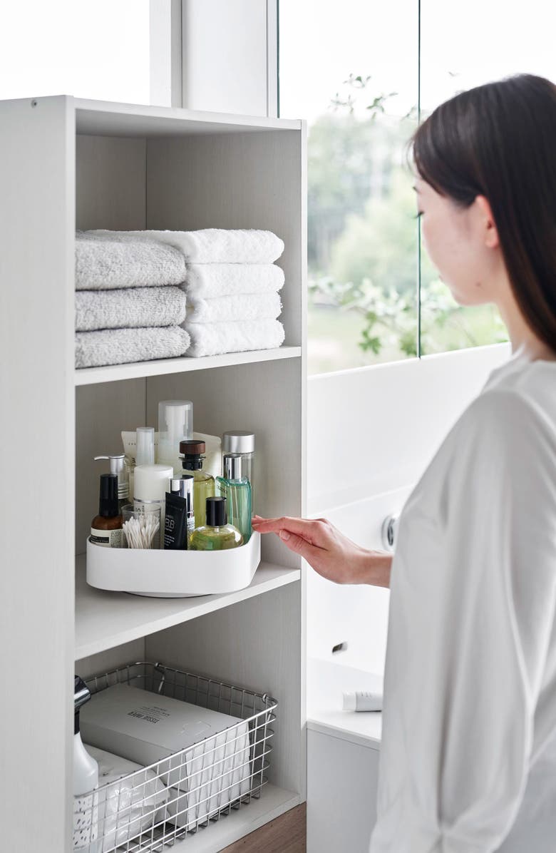 Yamazaki Square Lazy Susan, Alternate, color, White