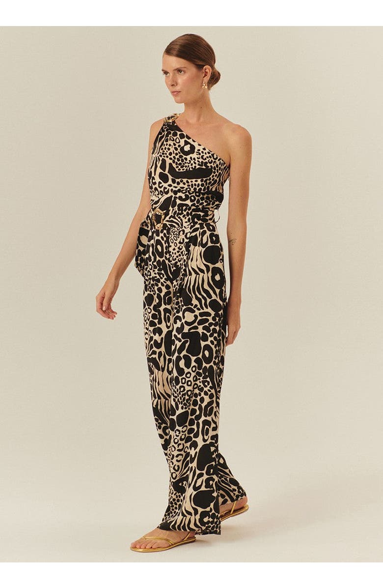 Exquise Katalina Jumpsuit With Belt, Alternate, color, Black