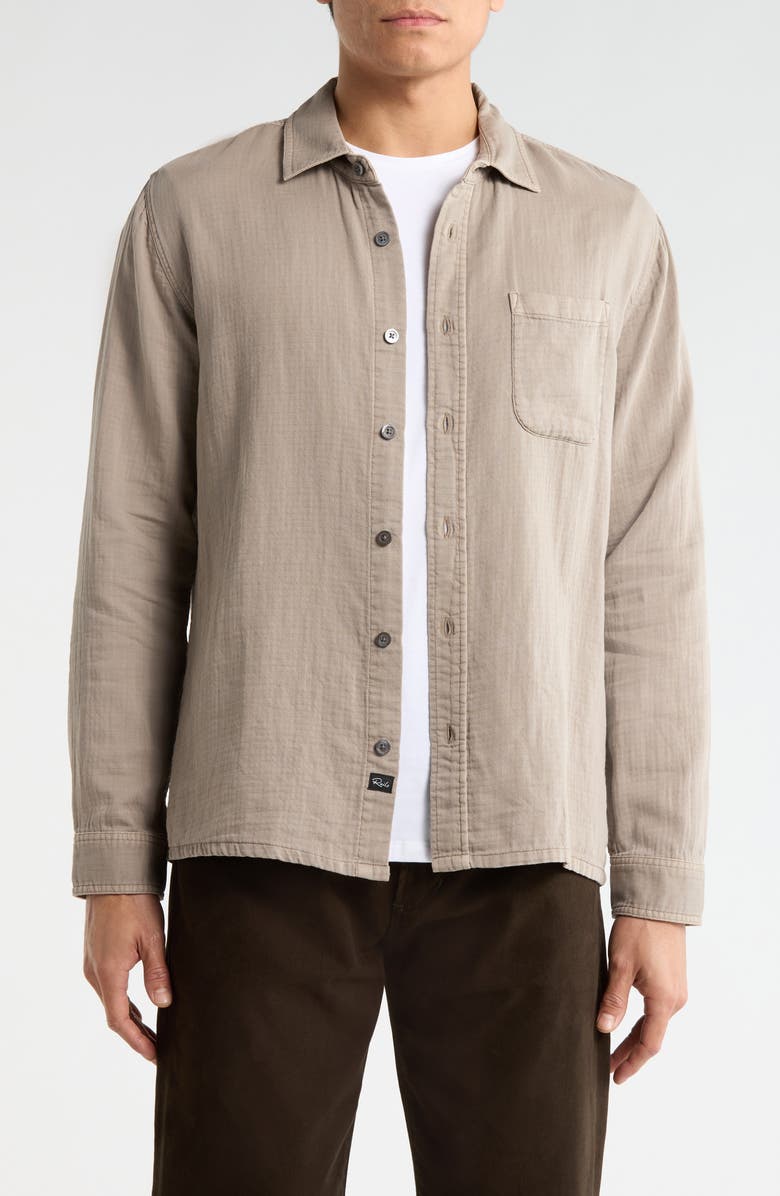 Rails Owens Long Sleeve Button-Up Shirt, Main, color, Desert Path