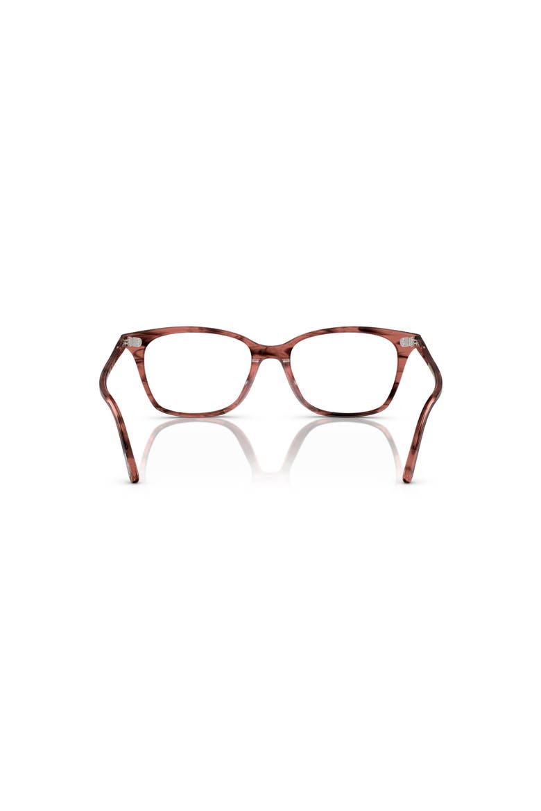 52mm Rectangle optical glasses, Alternate, color, Red