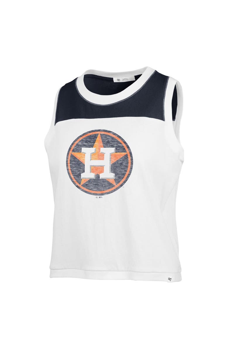 '47 Women's '47 White Houston Astros Premier Zoey Waist Length Tank Top, Alternate, color, White