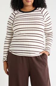 Wit & Wisdom Ringer Rib Top