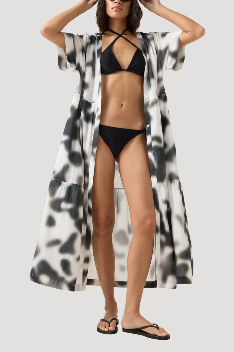 Dress Hedi, Alternate, color, Black/white