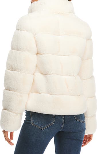 DONNA SALYERS FABULOUS FURS Posh Quilted Faux Fur Jacket