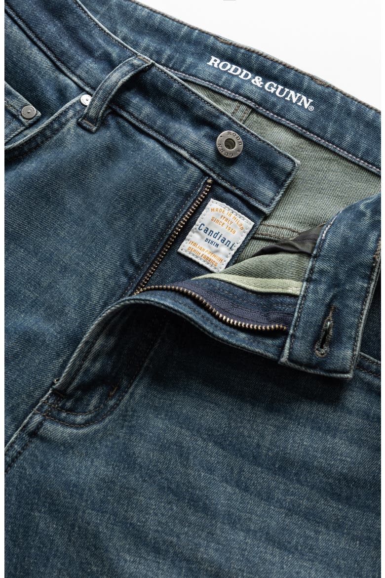 Kurow Relaxed Fit Jeans, Alternate, color, MID BLUE