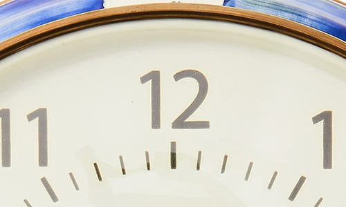 Mackenzie-childs Mackenzie Childs Royal Check School Wall Clock