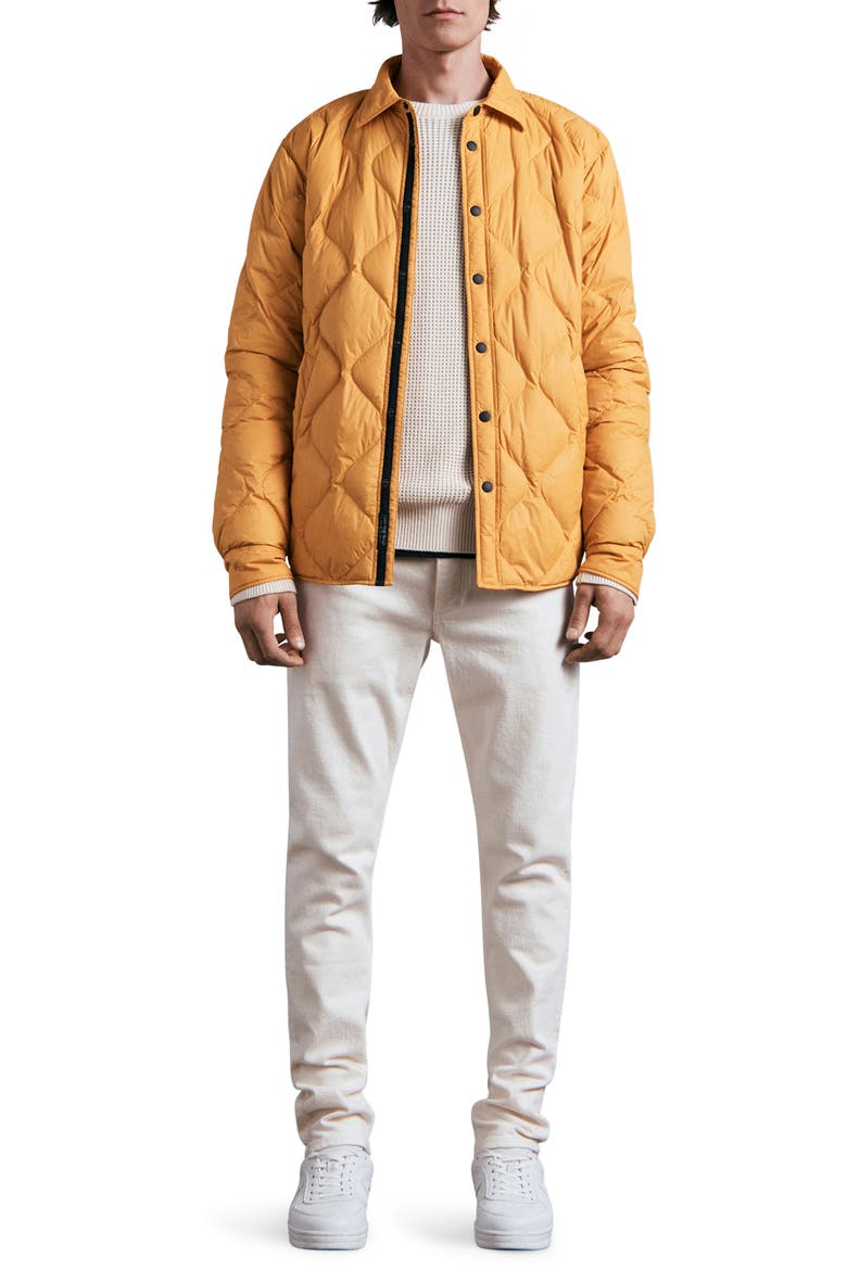 ICONS Dane Quilted Shirt Jacket, Alternate, color, YELLOW
