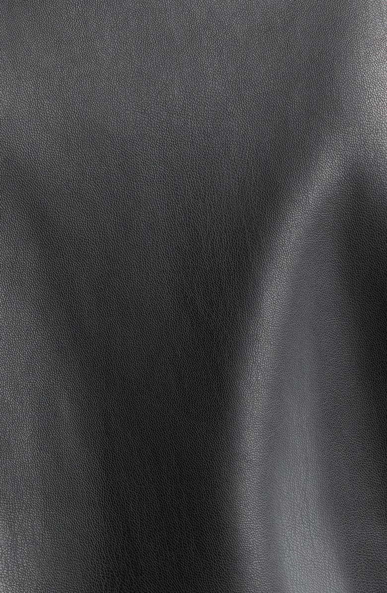 AK ANNE KLEIN Quilted Faux Leather Moto Jacket, Alternate, color,