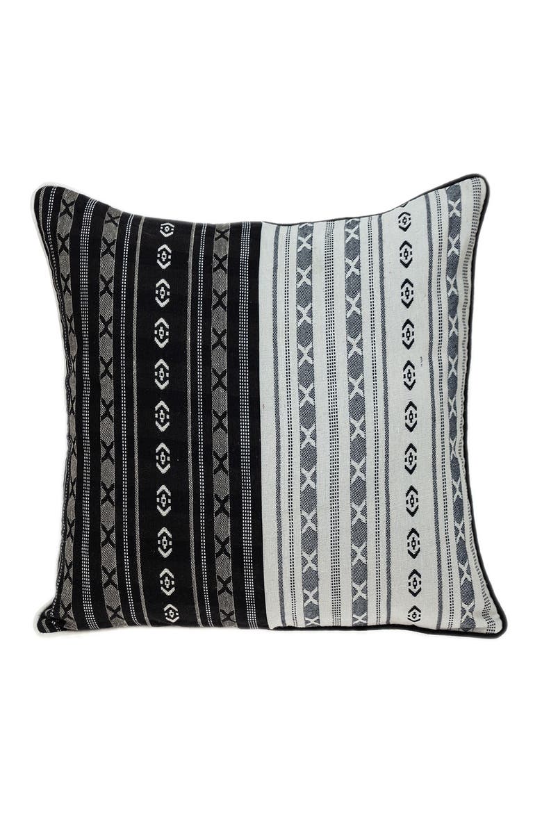 Max Transitional White Throw Pillow, Main, color, WHITE