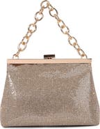 BERNESS Rhinestone Chain Handbag