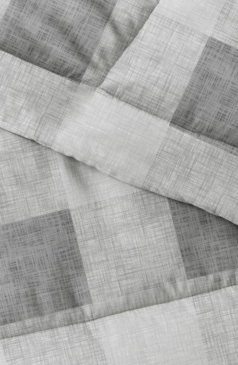 HOMESPUN Gray Plaid Premium Microfiber Comforter Set, Alternate, color, Gray