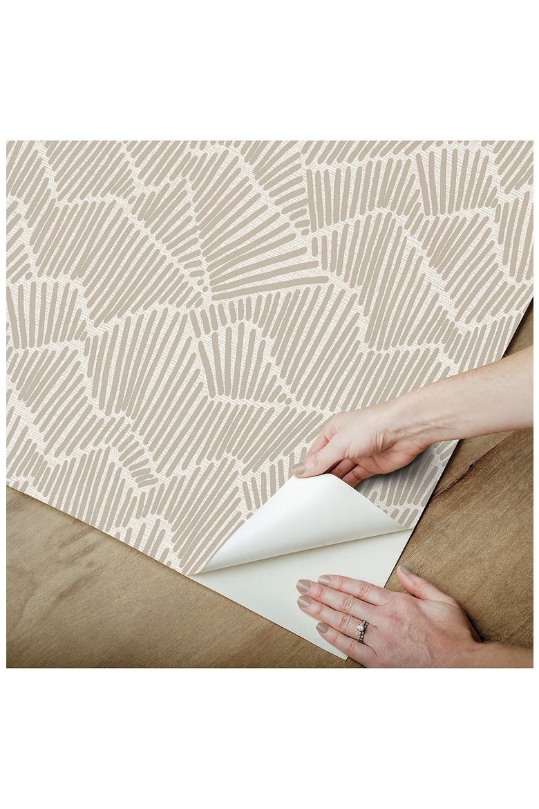 Ridge Valley Peel & Stick Wallpaper, Alternate, color, NEUTRAL
