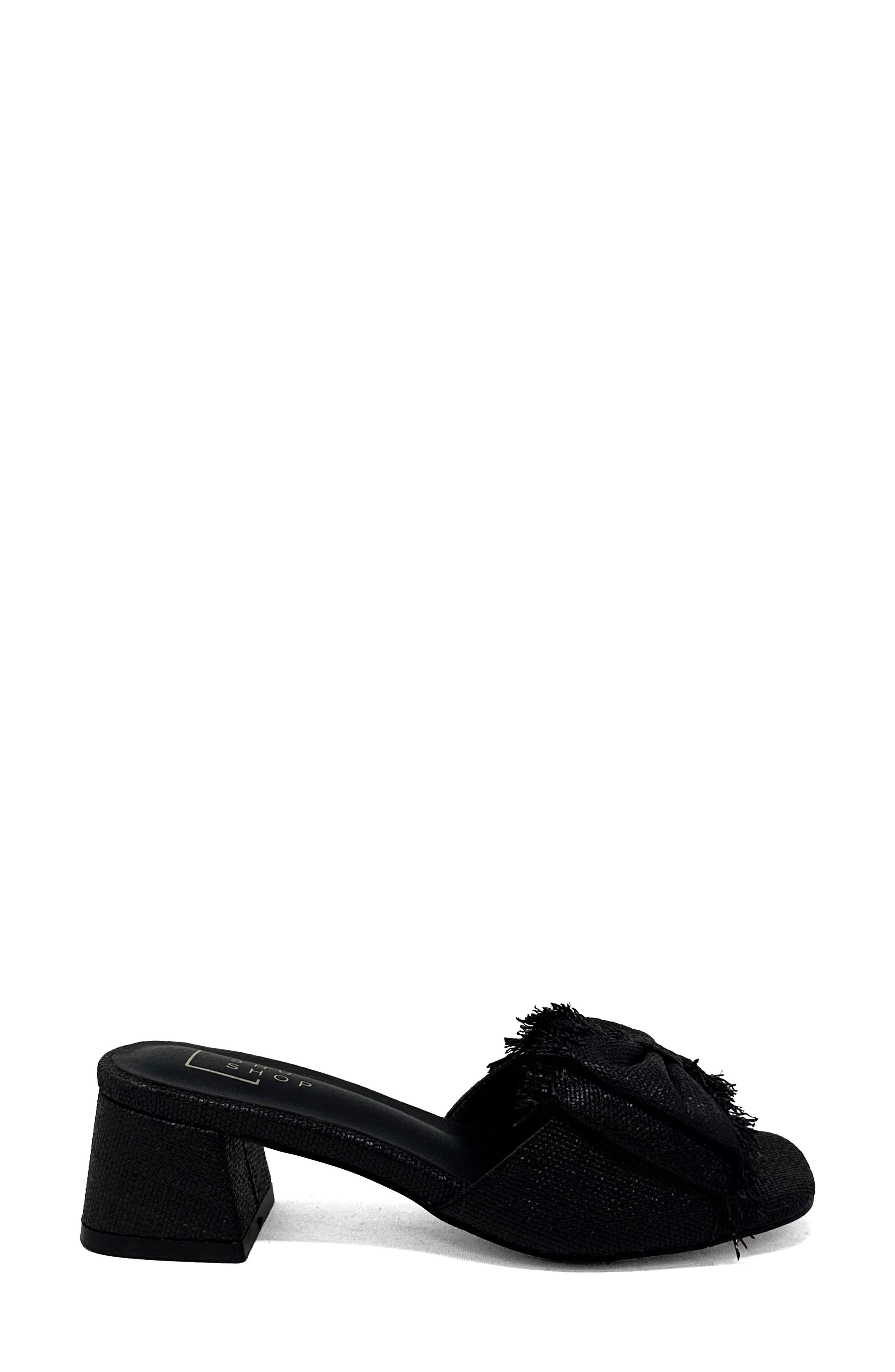 SHUSHOP Francesca Block Heel Sandal, Alternate, color, Black