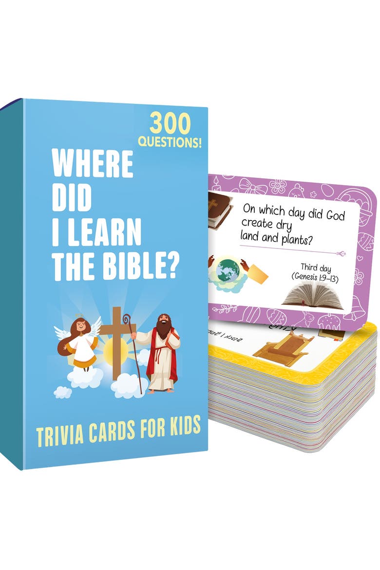 Bible Trivia and Learning Card Games for Kids & Adults, Main, color, Bible Trivia for Kids