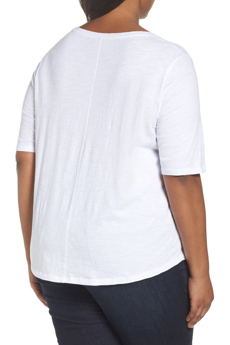 Crewneck Tee, Alternate, color, WHITE