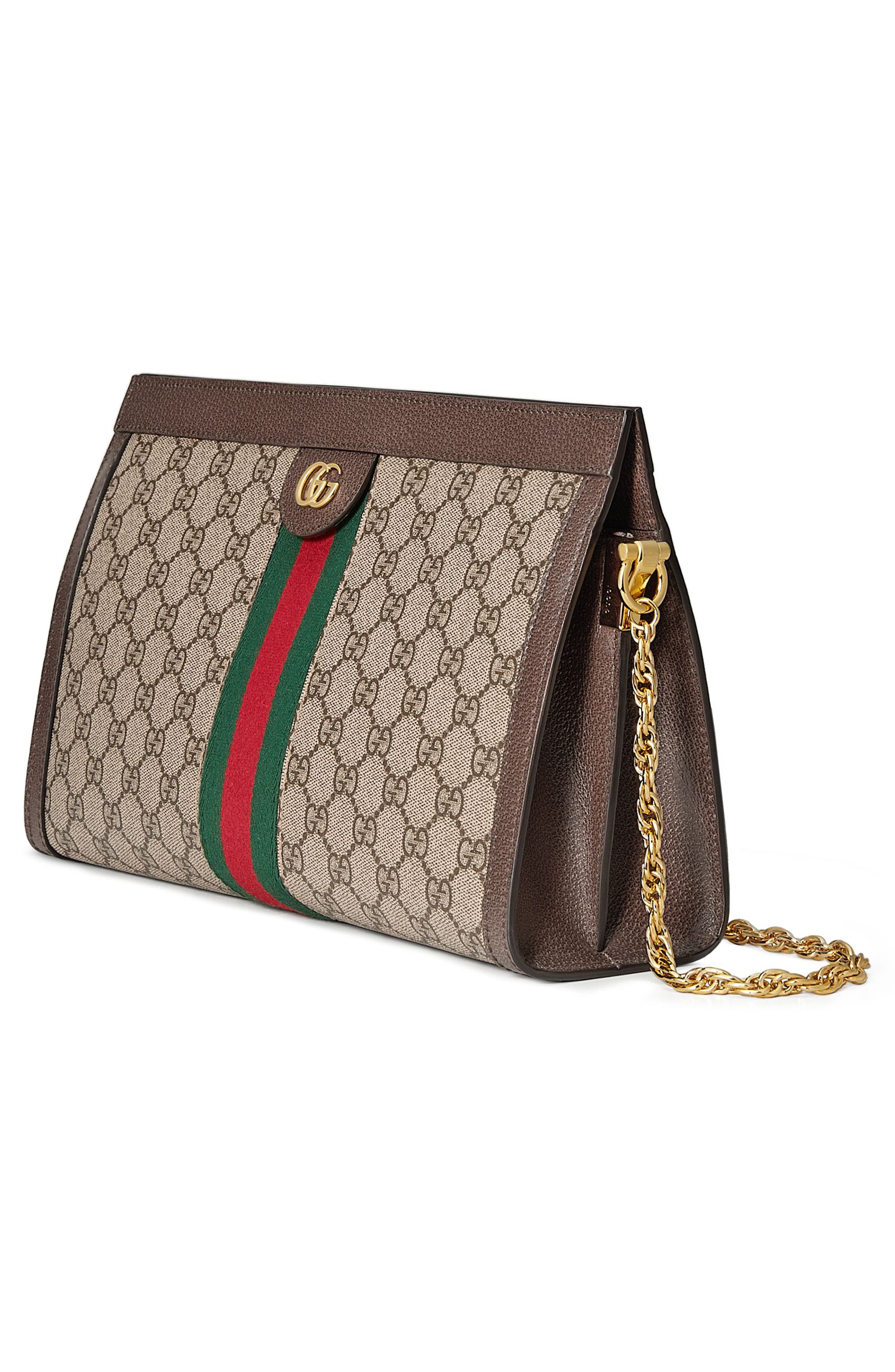 Gucci Canvas Shoulder Bag, Alternate, color, 
