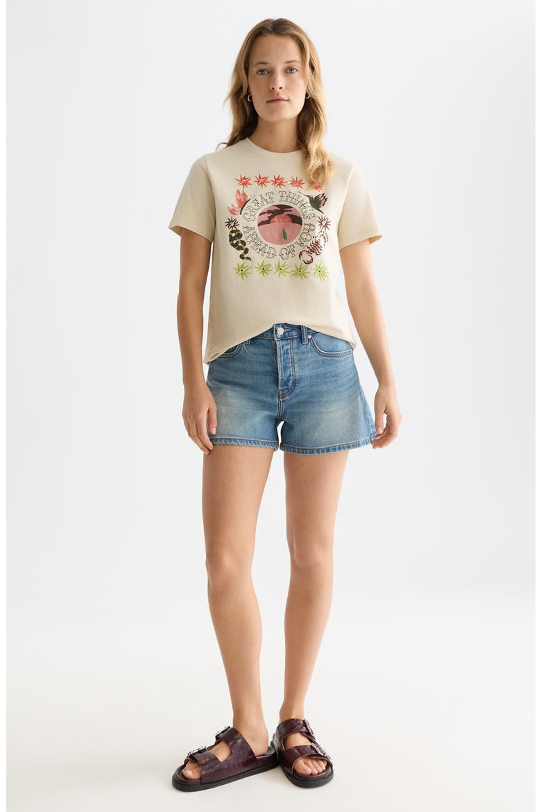 Embroidered Artwork Cotton Graphic T-Shirt, Alternate, color, FOG
