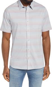 TravisMathew Increments Short Sleeve Button-Down Shirt