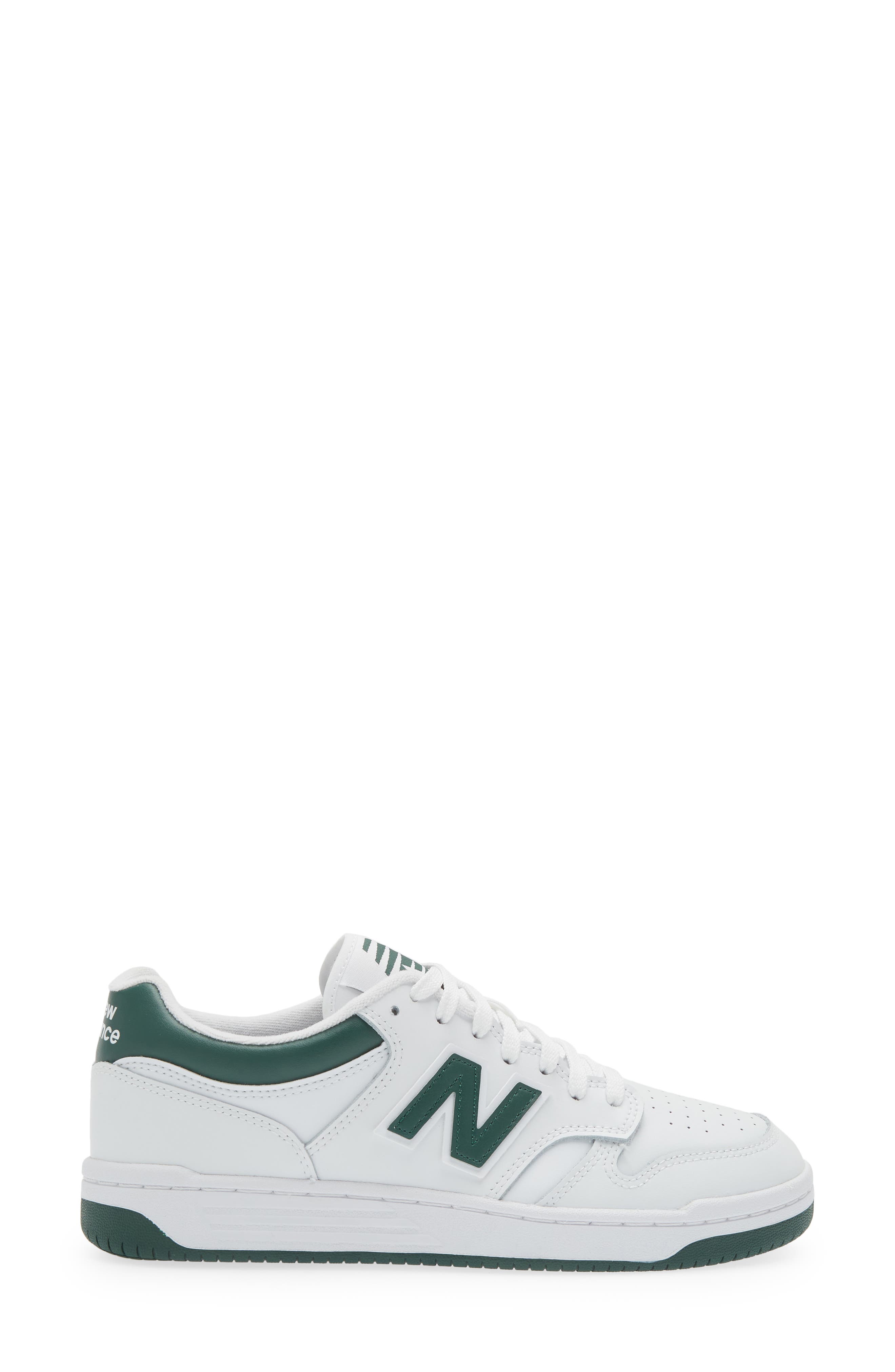 480 Basketball Sneaker, Alternate, color, WHITE/ NIGHT WATCH GREEN