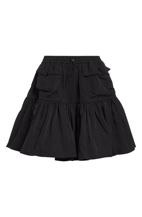 スカート cecilie bahnsen VANILLA SKIRT UK8 Cecilie Bahnsen Vanilla matelassé-effect Midi Skirt | Black