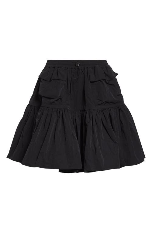 Cecilie Bahnsen Blair Recycled Taffeta Cargo Skirt In Black