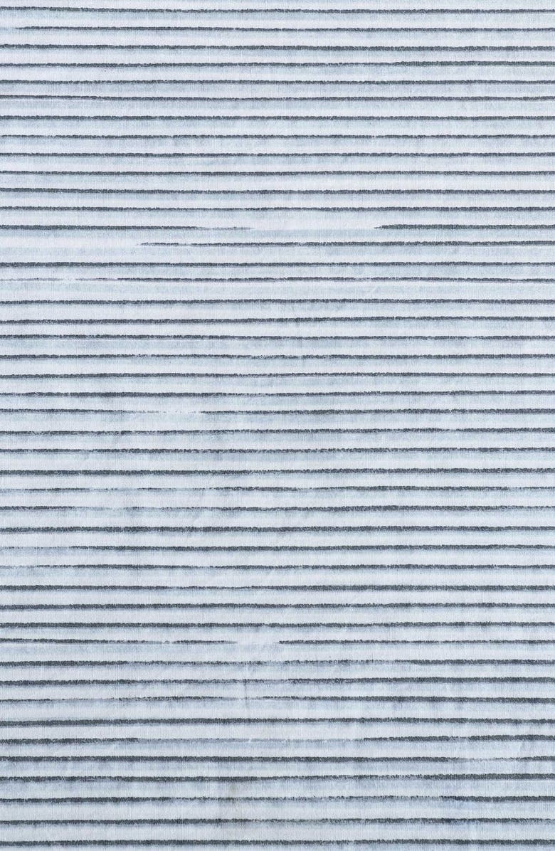 Calvin Klein Wavy Stripe Washed Percale Sheet Set, Alternate, color, Light Blue