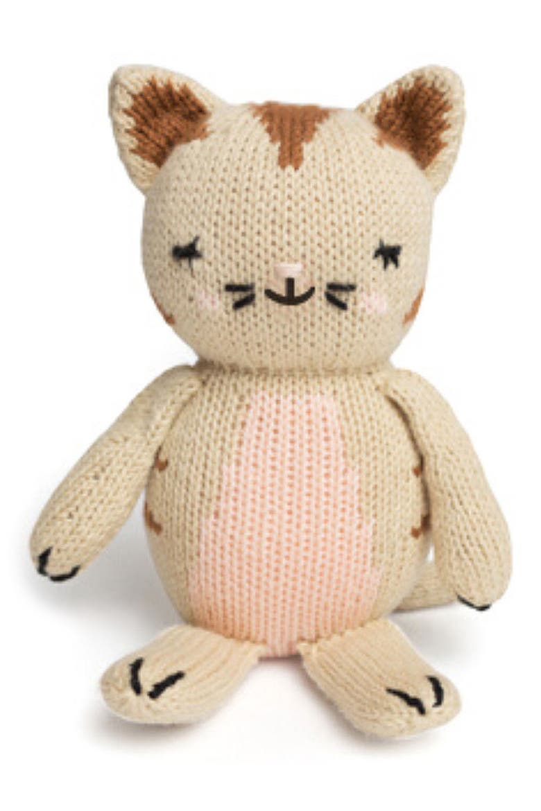 Baby Cat Stuffed Animal, Main, color, IVORY