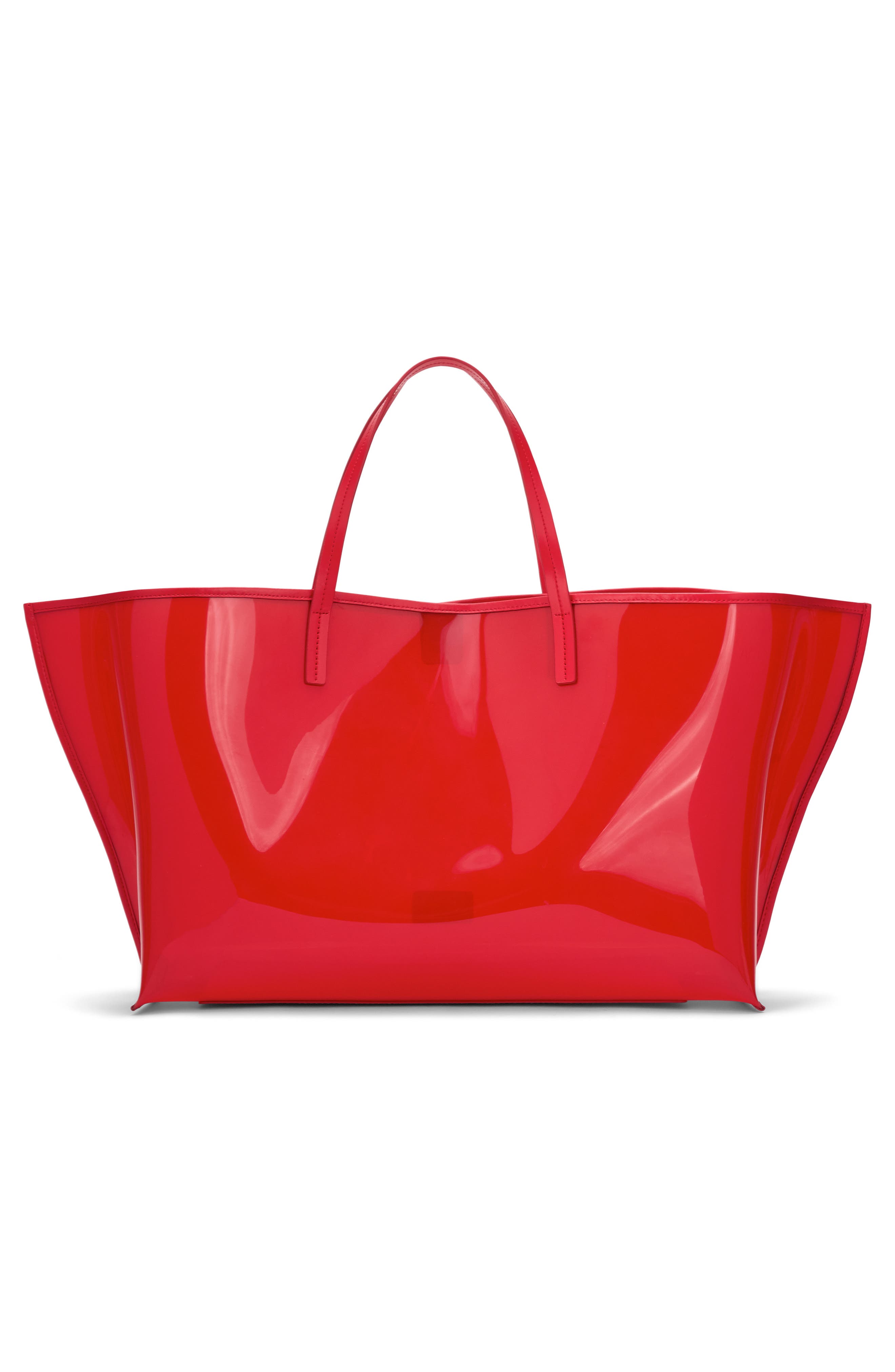 STAUD Large Christos Tote, Alternate, color, Red Rose