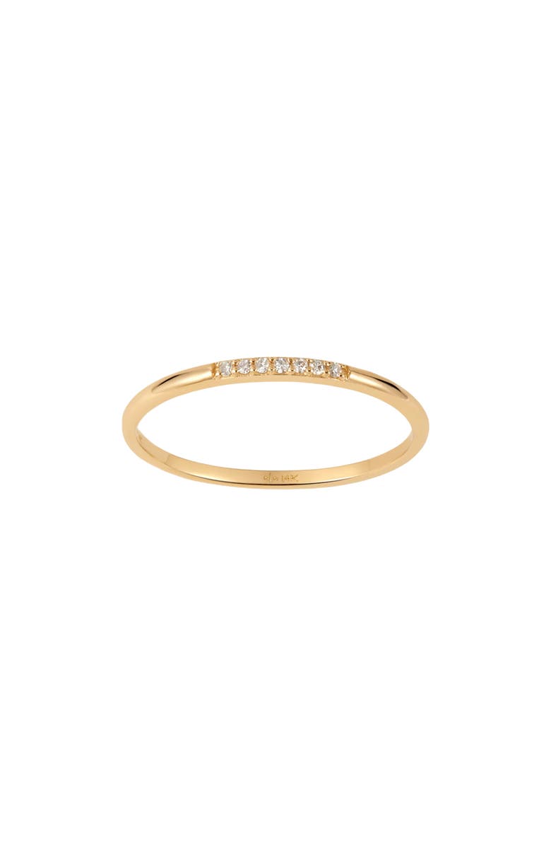 MADE BY MARY Luna Diamond Ring, Main, color, 14K Solid Gold
