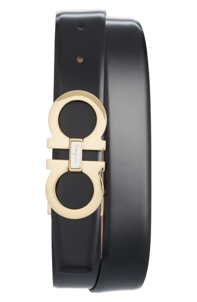 FERRAGAMO Salvatore Ferragamo Leather Belt, Main, color, 