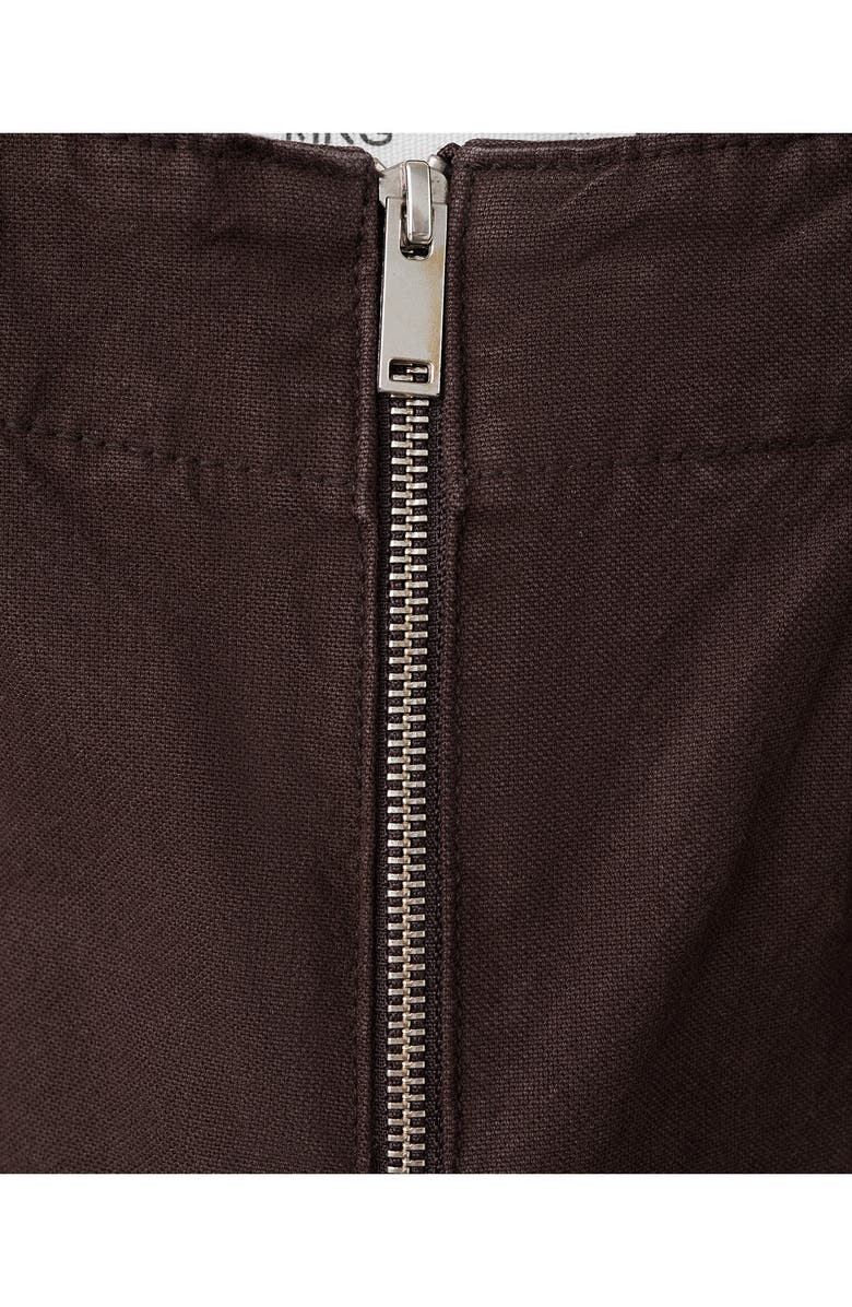MANGO Relaxed Cargo Jeans, Alternate, color, Plum