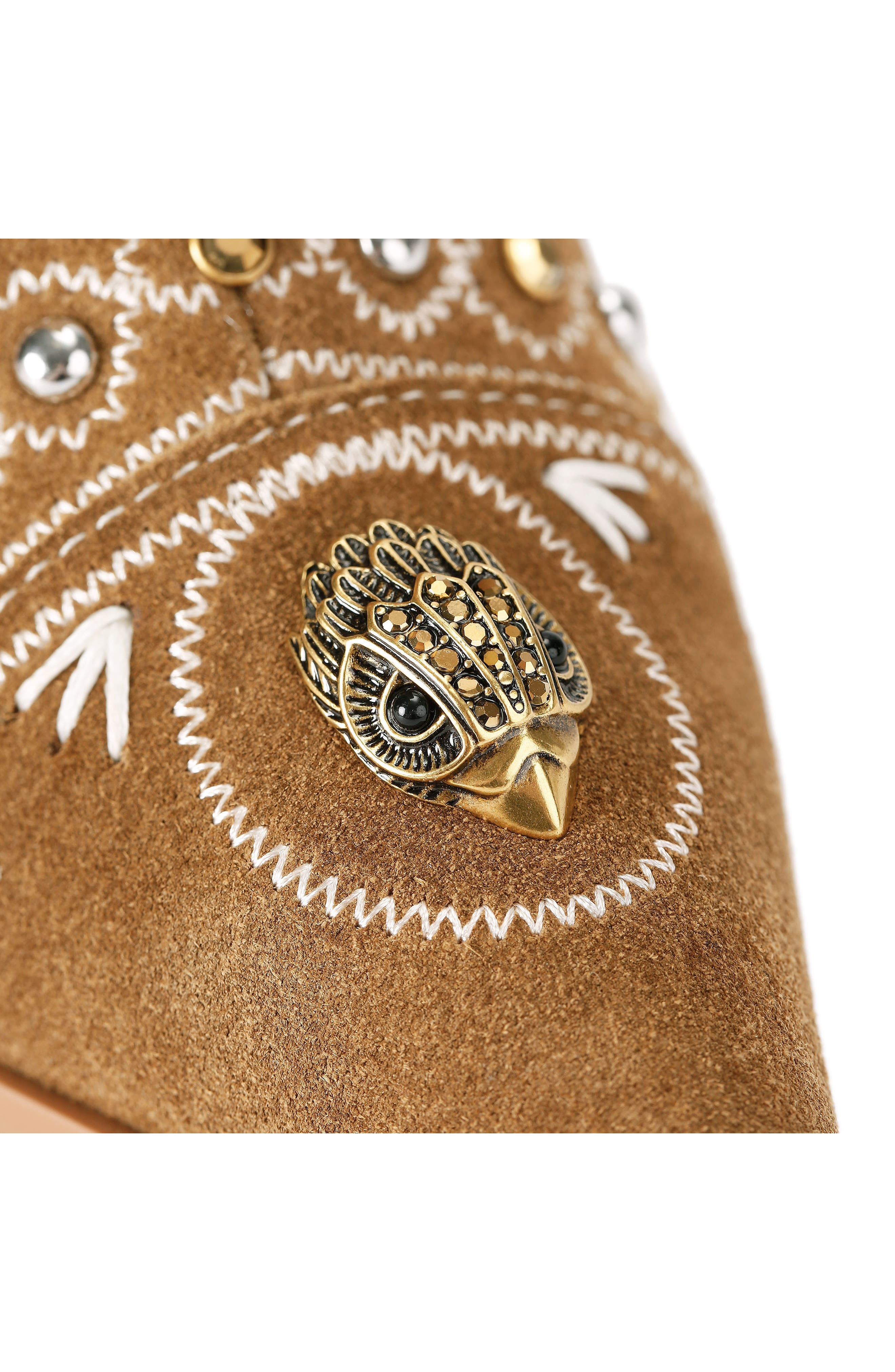 Boho Fold Over Knee High Boot, Alternate, color, LIGHT/ PASTEL BROWN