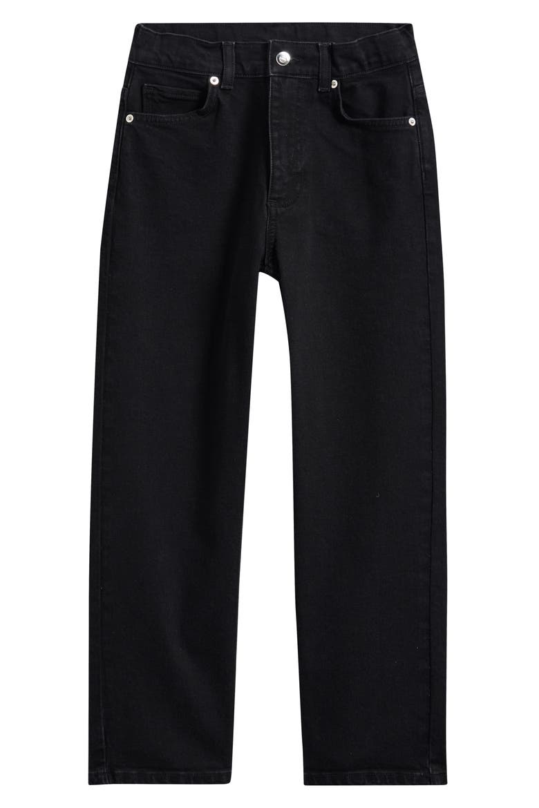 Kids' Ronnie Straight Leg Jeans, Main, color, BLACK WASH