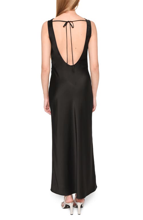 Wayf Sleeveless Satin Midi Dress