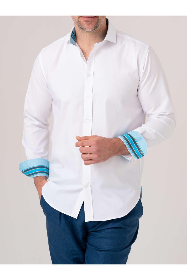 Button Up Shirt, Main, color, White