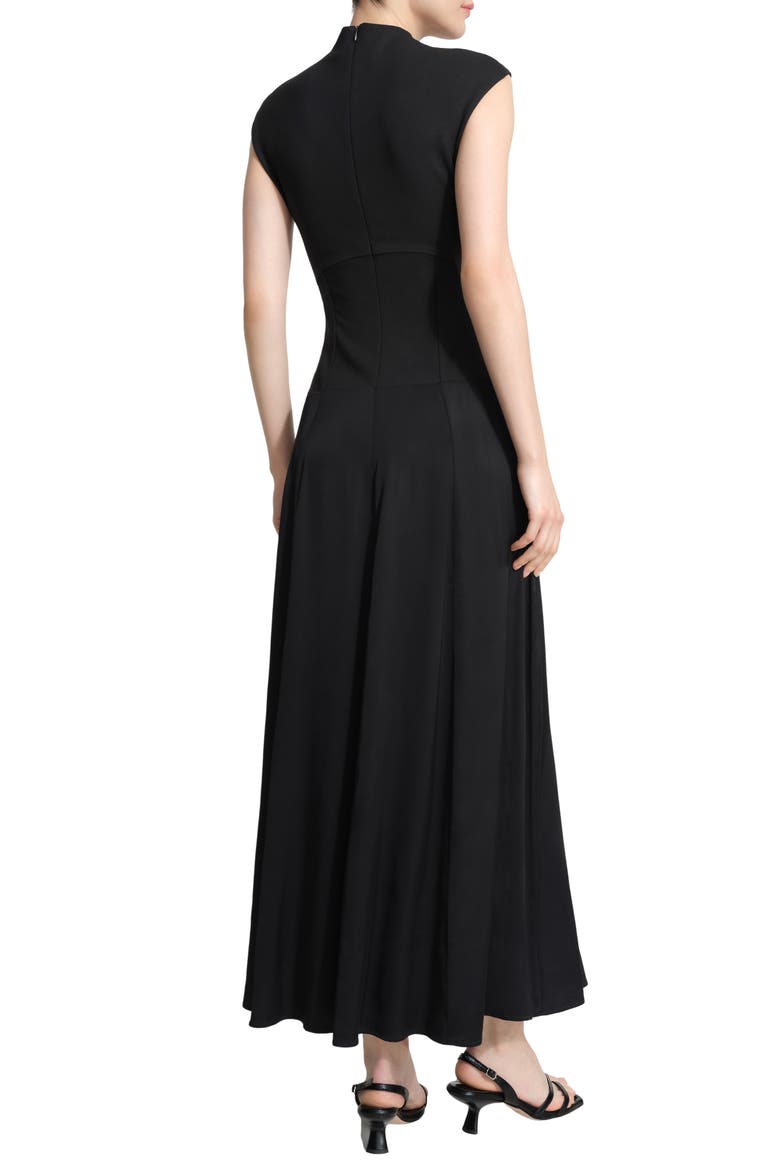 Haru Jersey Maxi Dress, Alternate, color, BLACK