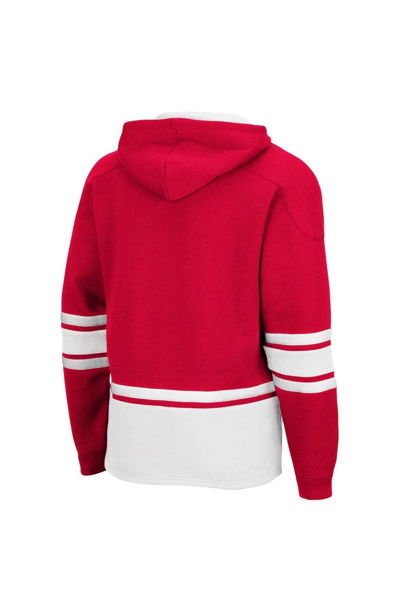 COLOSSEUM Men's Colosseum Scarlet Nebraska Huskers Lace Up 3.0 Pullover Hoodie, Alternate, color, Scarlet