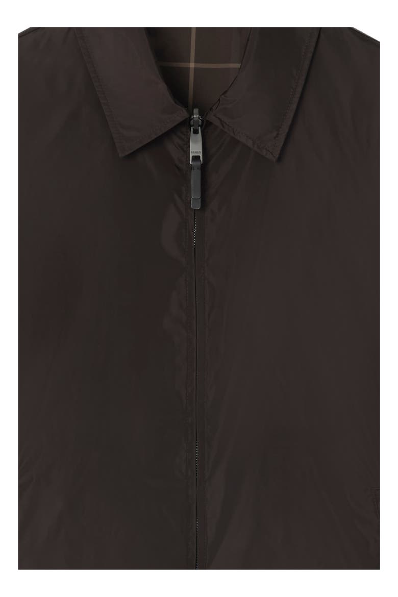 Reversible Nylon Bloomsbury Harrington Jacket, Alternate, color, Peat brown
