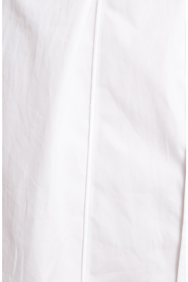 Belted Poplin Shirtdress, Alternate, color, WHITE