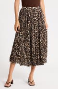 Joie Printed Pleated Skirt