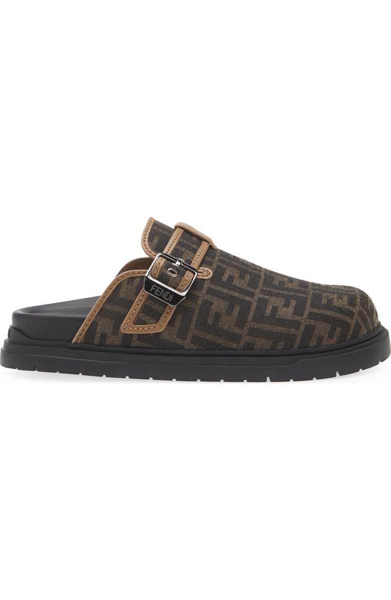 Fendi Feel FF Logo Clog, Alternate, color,