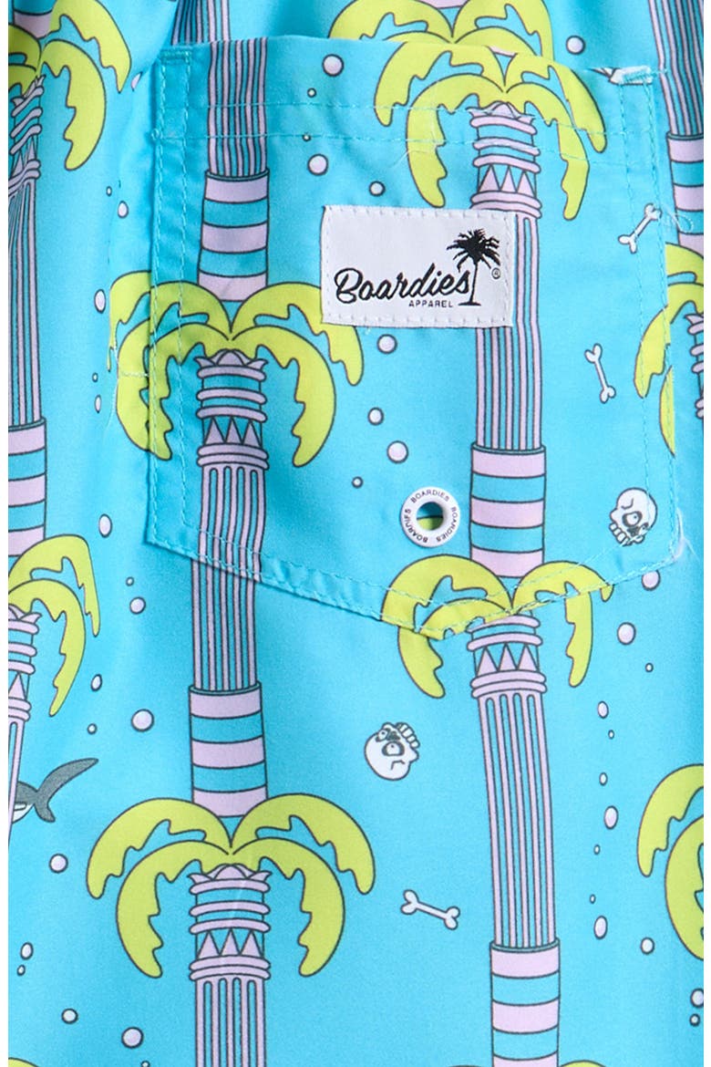Kids' Atlantis Print Swim Trunks, Alternate, color, BLUE