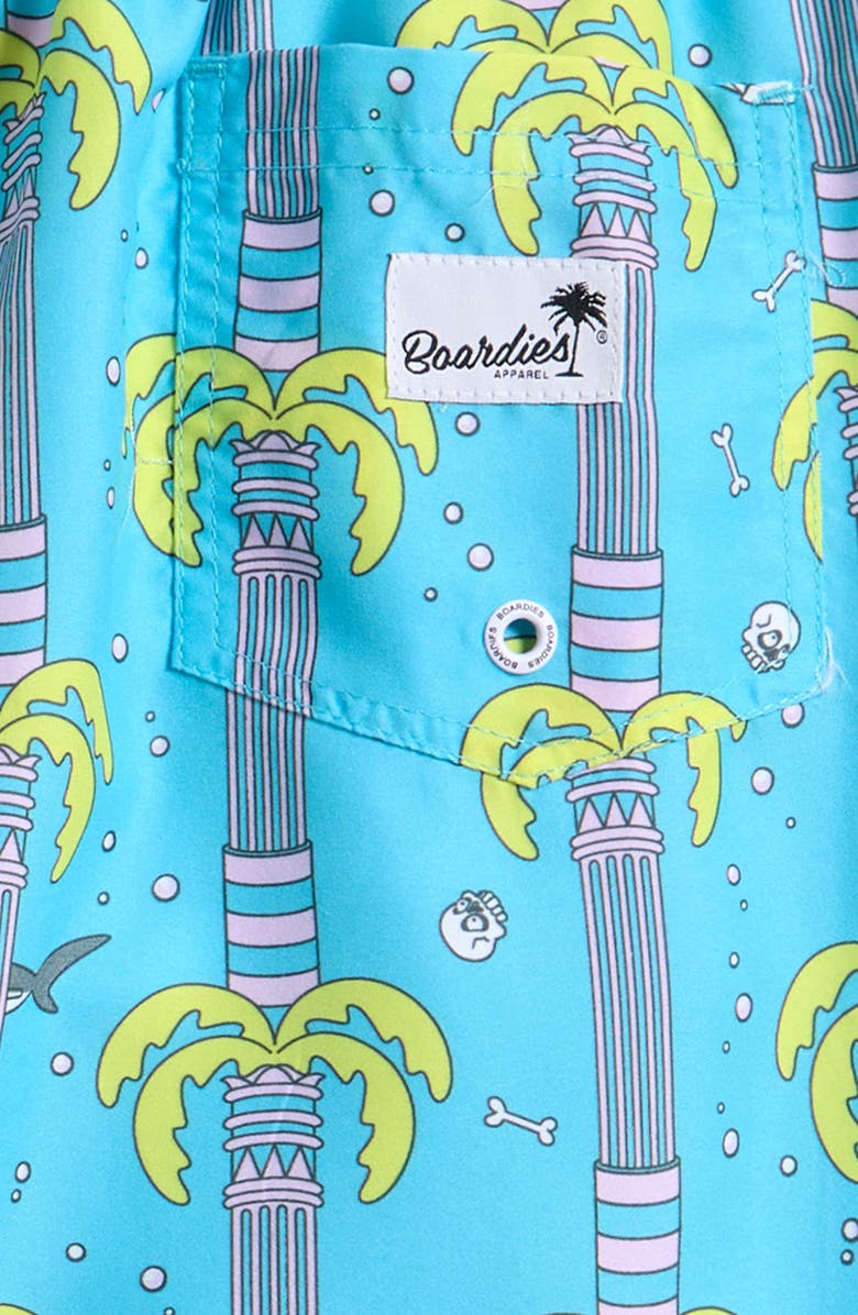 Boardies Kids' Atlantis Print Swim Trunks, Alternate, color, Blue