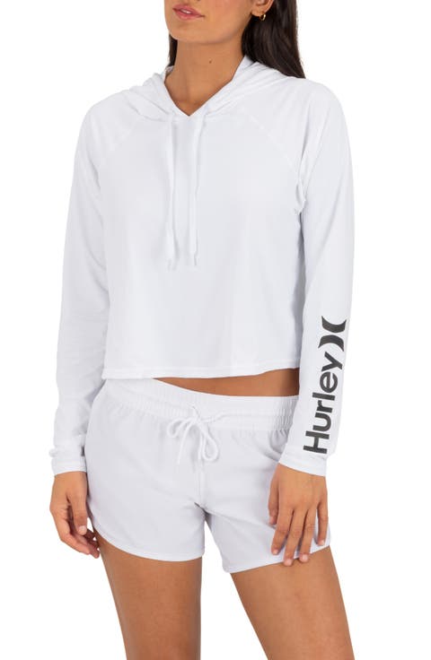 Oao Crop Cover-Up Hoodie