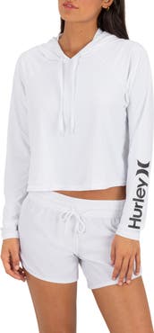 Hurley Oao Crop Cover-Up Hoodie