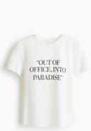 H&M Printed Viscose-blend T-shirt