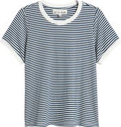CITY BLUES Stripe Ringer T-Shirt