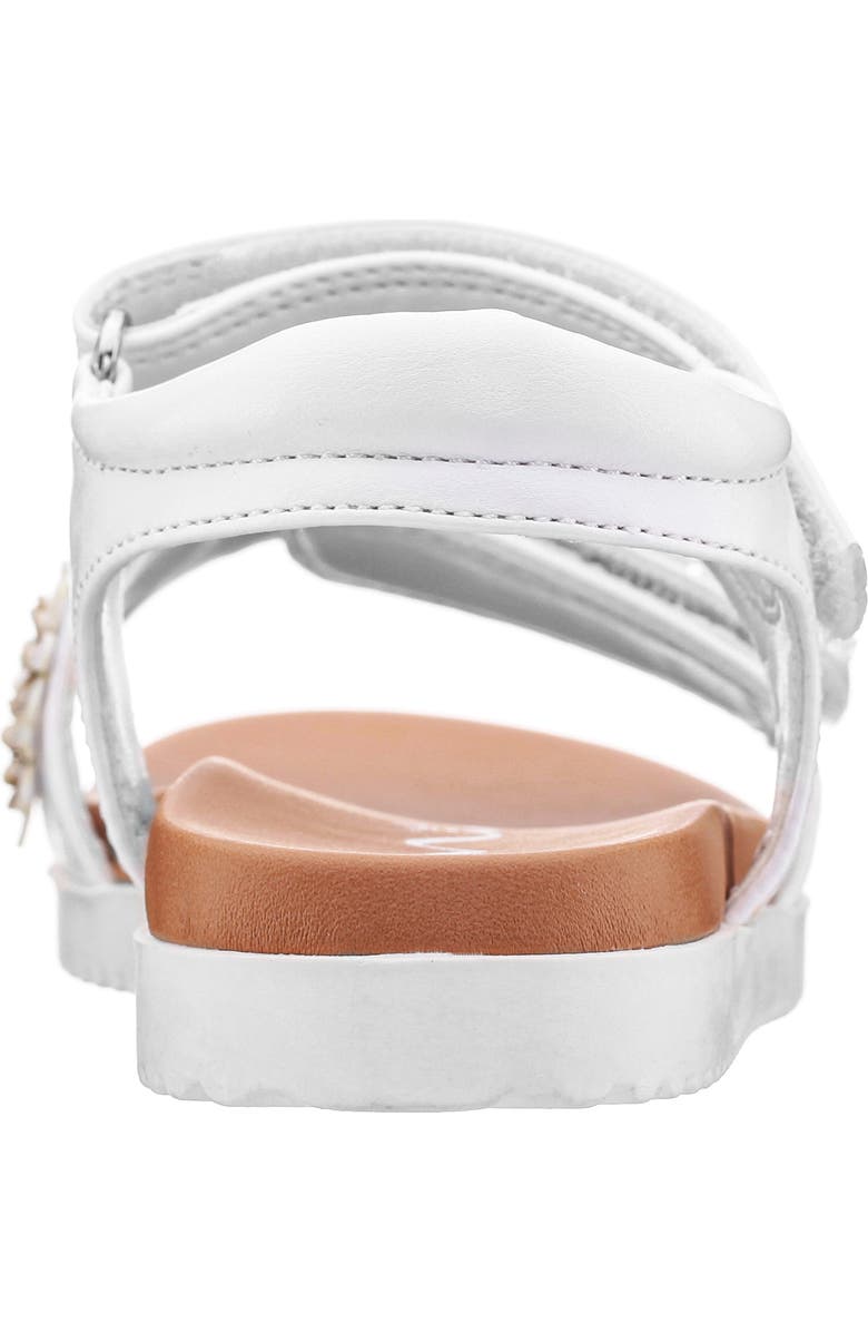 Nina Kids' Neriah Sandal, Alternate, color, White / White Glitter