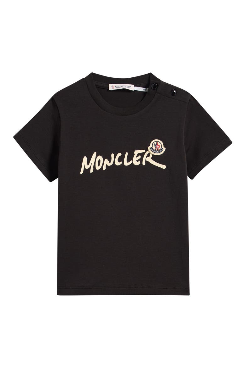 Kids' Logo Graphic T-Shirt, Main, color, BLACK